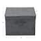 Household Essentials Canvas Storage Boxes with Lids, 2ct.